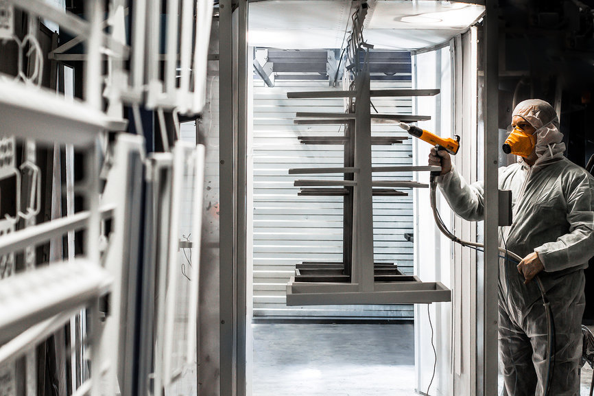 Полимерная покраска металлических изделий